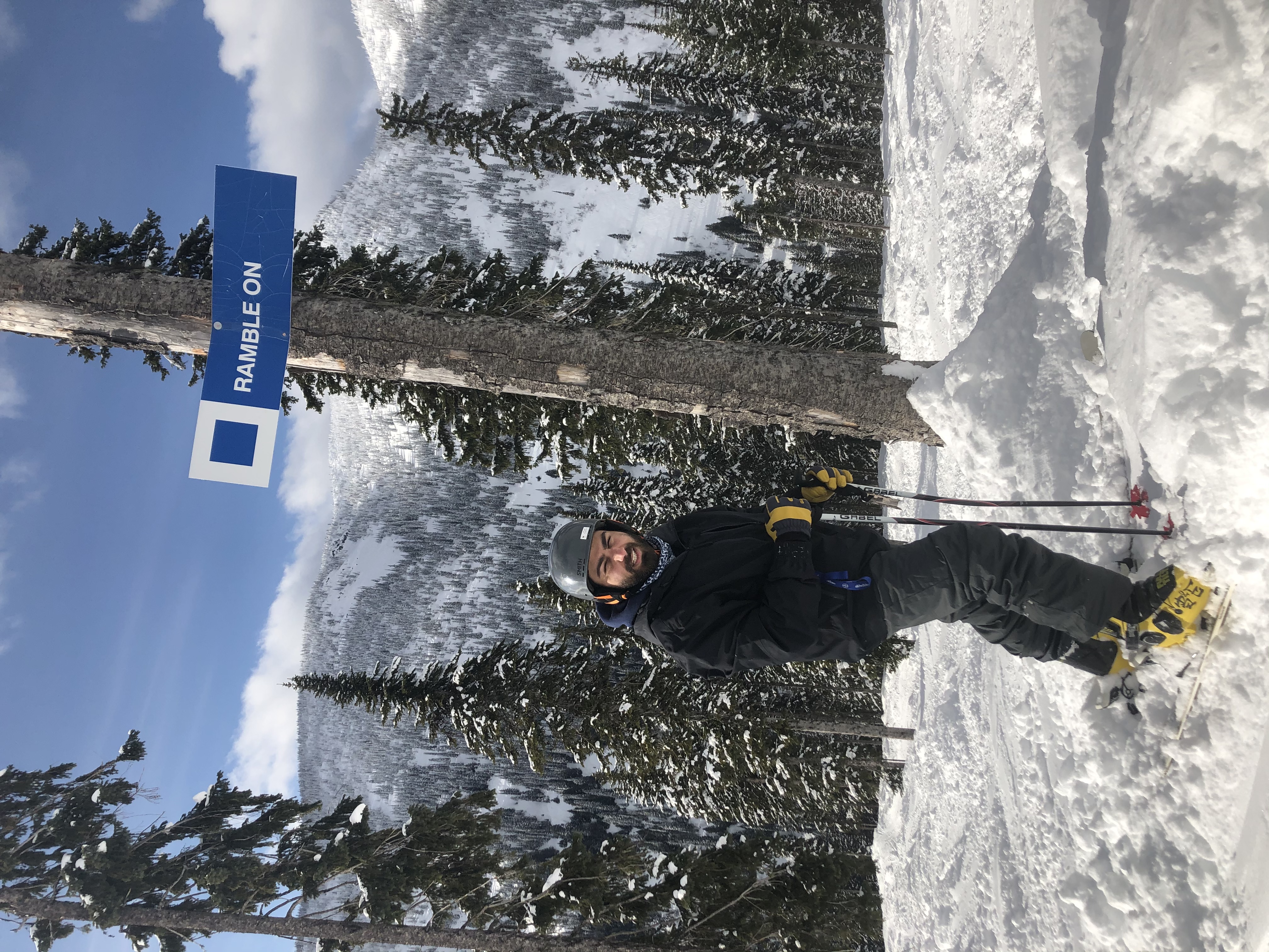 Me skiing!