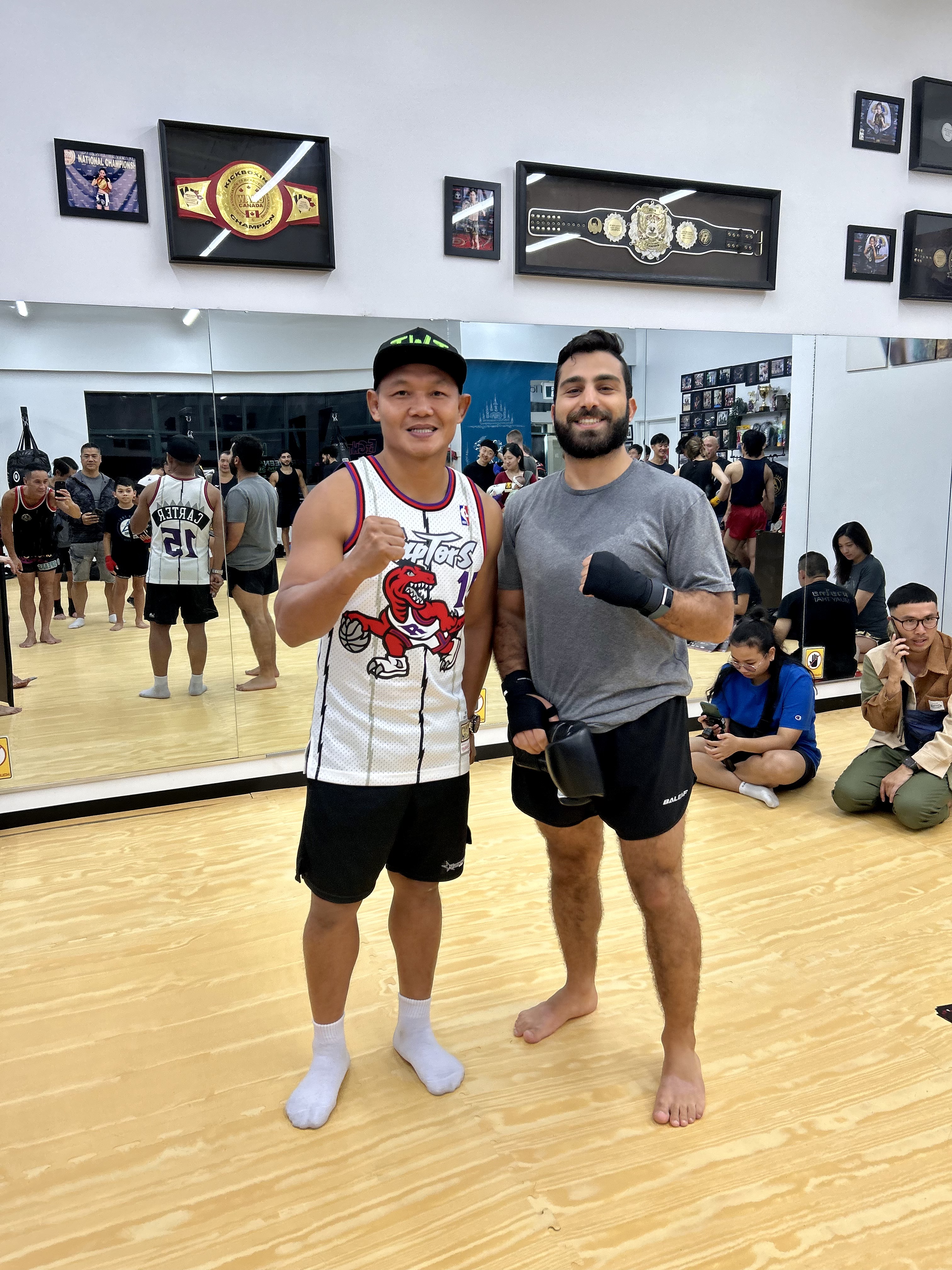 Me training Muay Thai!